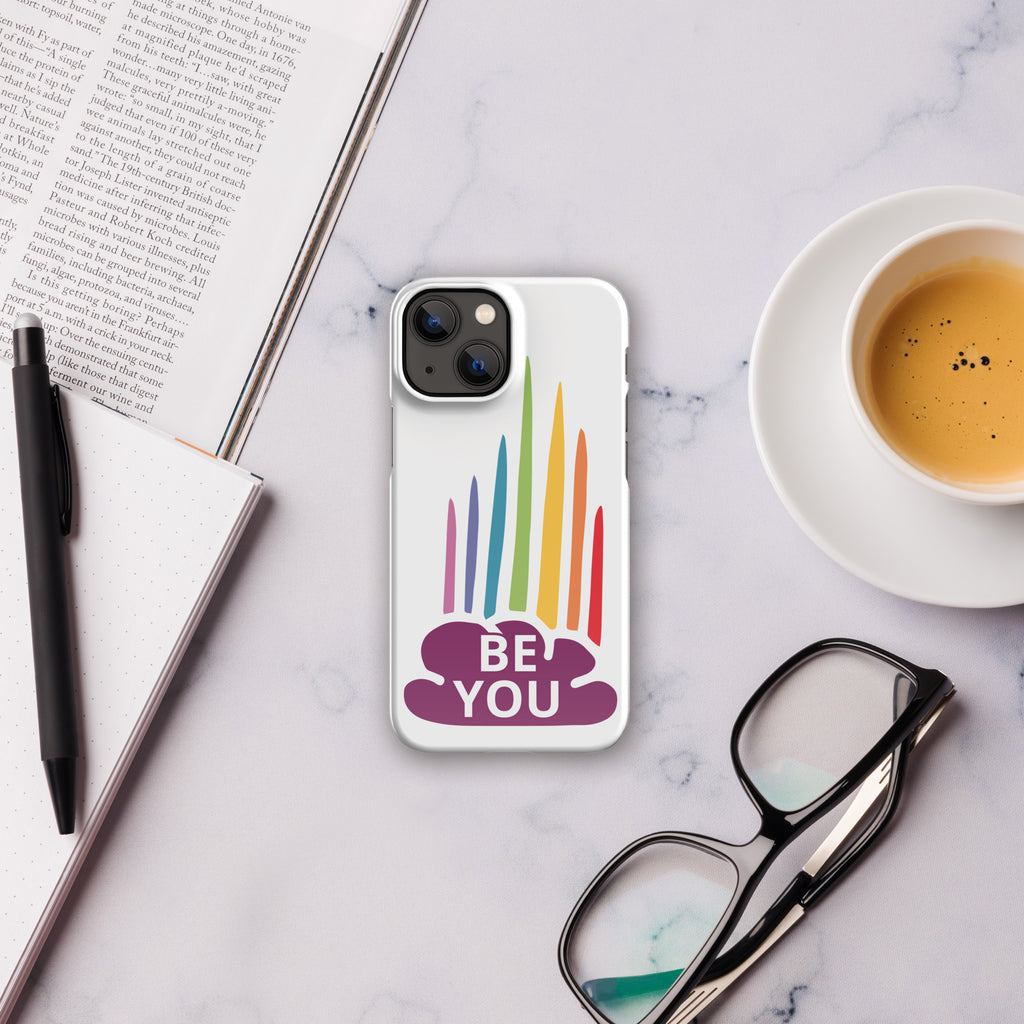 Snap case for iPhone® - PRIDE - BE YOU!