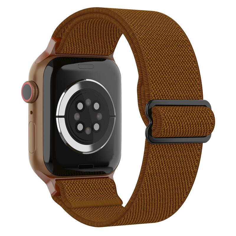 Brown Stretchy Solo Loop-Apple-Watch-Band