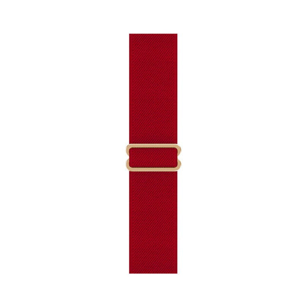Red Stretchy Solo Loop-Apple-Watch-Band