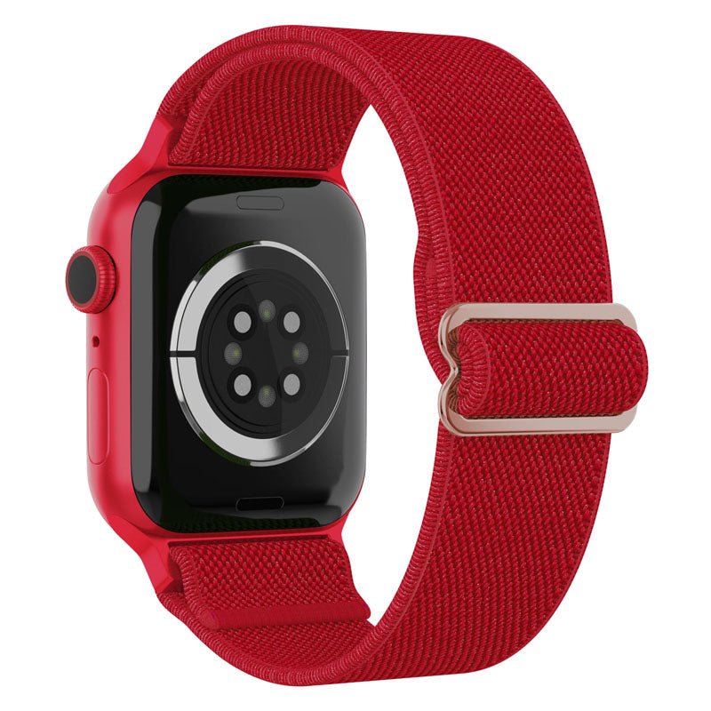 Red Stretchy Solo Loop-Apple-Watch-Band