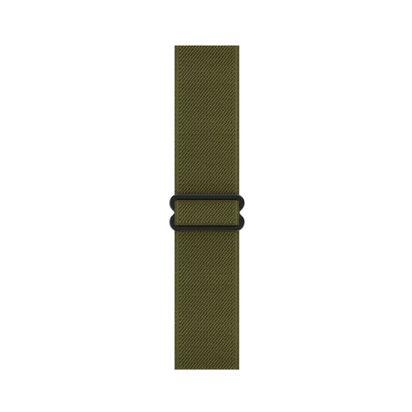 Army Green Stretchy Solo Loop-Apple-Watch-Band