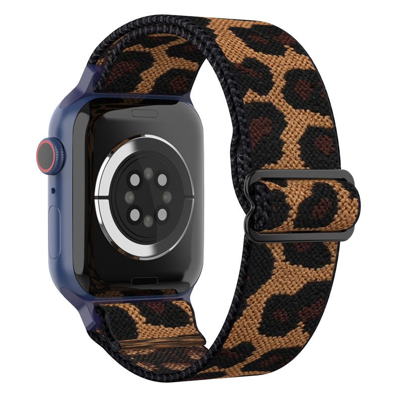 Chetah Stretchy Solo Loop-Apple-Watch-Band