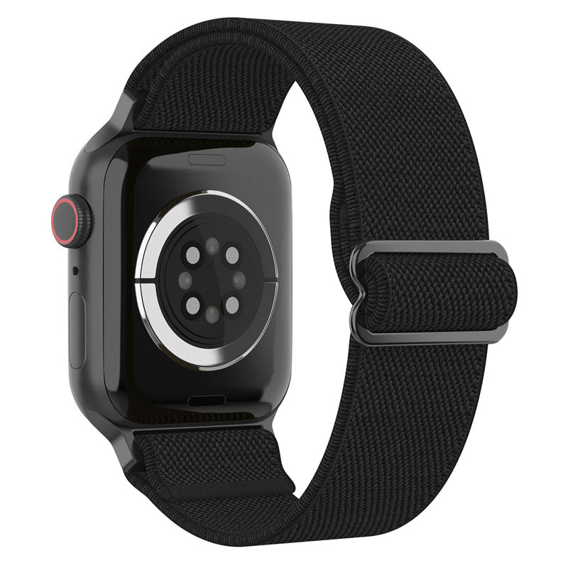 Black Stretchy Solo Loop-Apple-Watch-Band