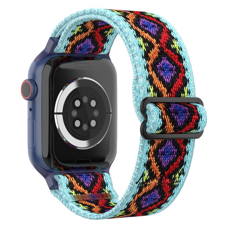 Ethnic Stretchy Solo Loop-Apple-Watch-Band