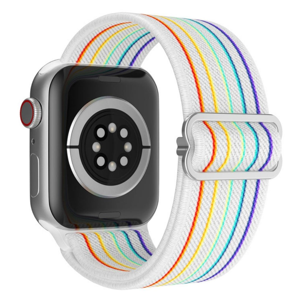 Rainbow Stretchy Solo Loop-Apple-Watch-Band