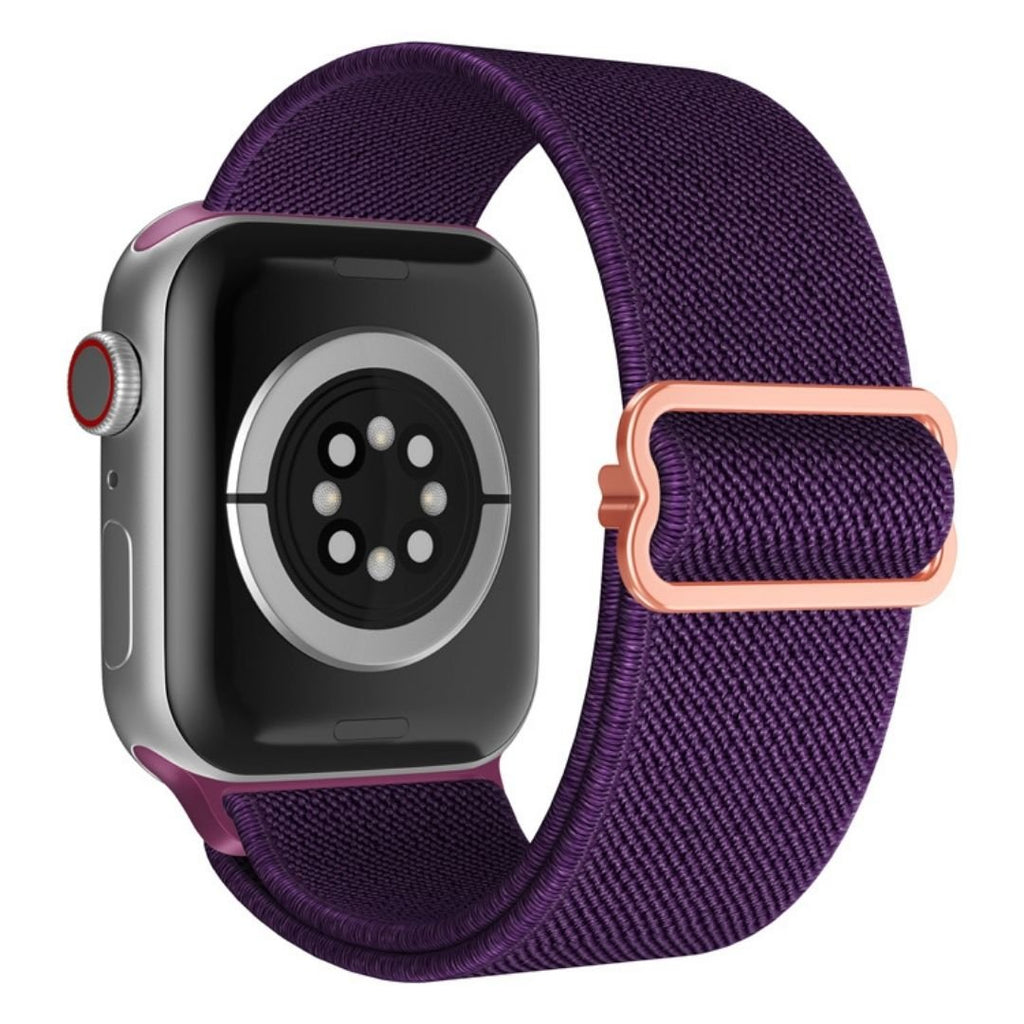 Deep Purple Stretchy Solo Loop-Apple-Watch-Band