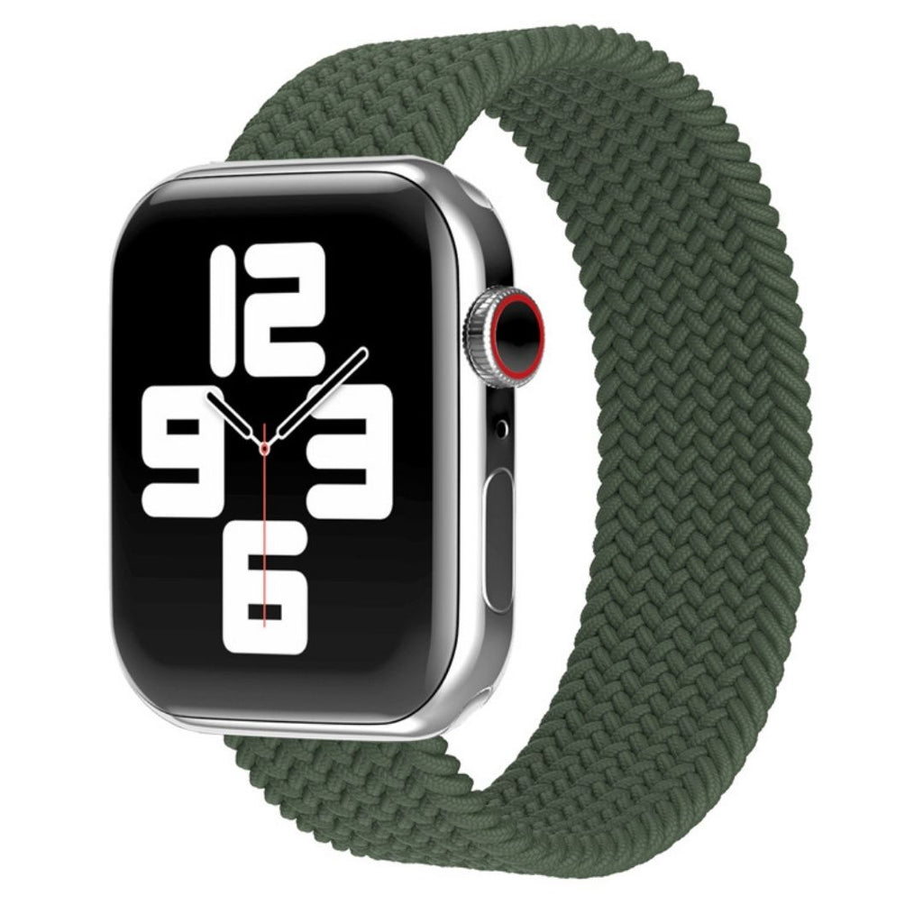 Army Green Solo Loop-Apple-Watch-Band