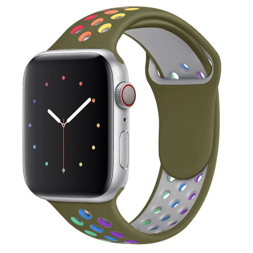 Army Green Sport Band-Apple-Watch-Band