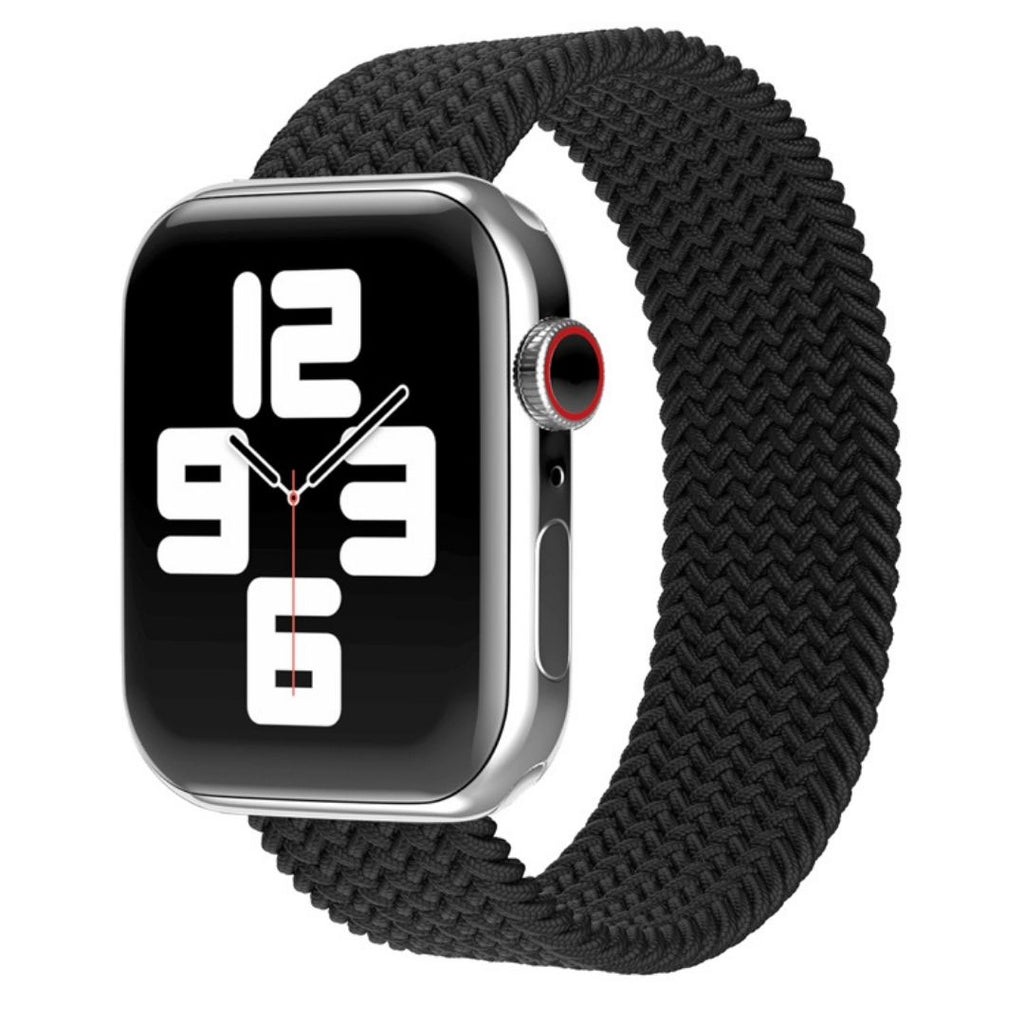 Black Solo Loop-Apple-Watch-Band