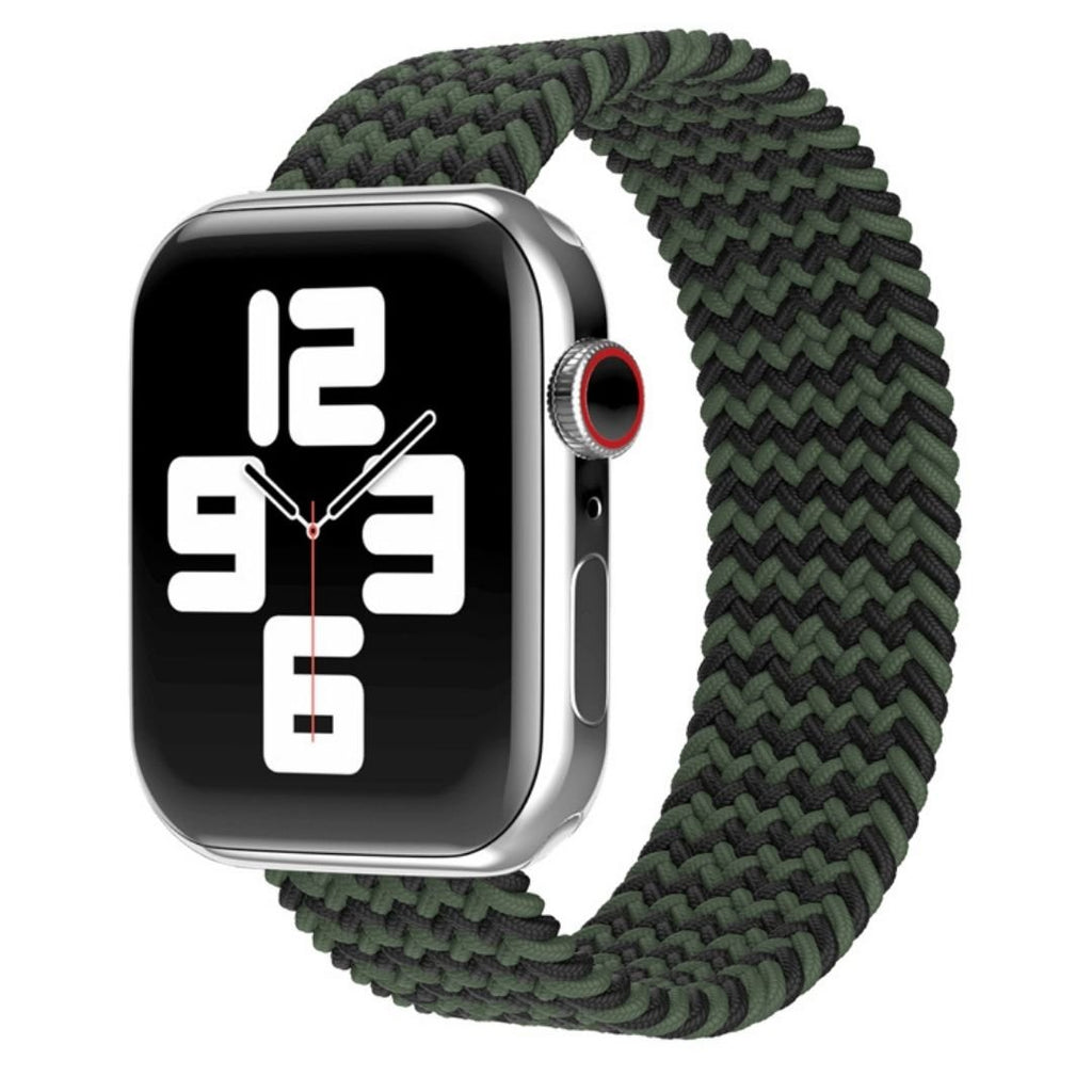 Green-Black Solo Loop-Apple-Watch-Band