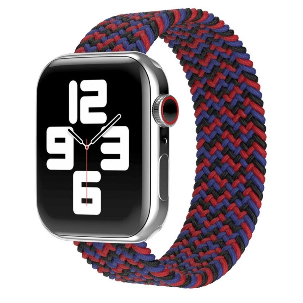 Red Camouflage Solo Loop-Apple-Watch-Band