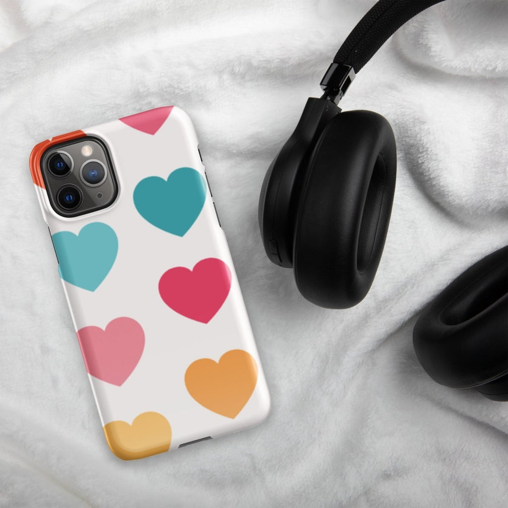 Snap case for iPhone® - ❤❤❤