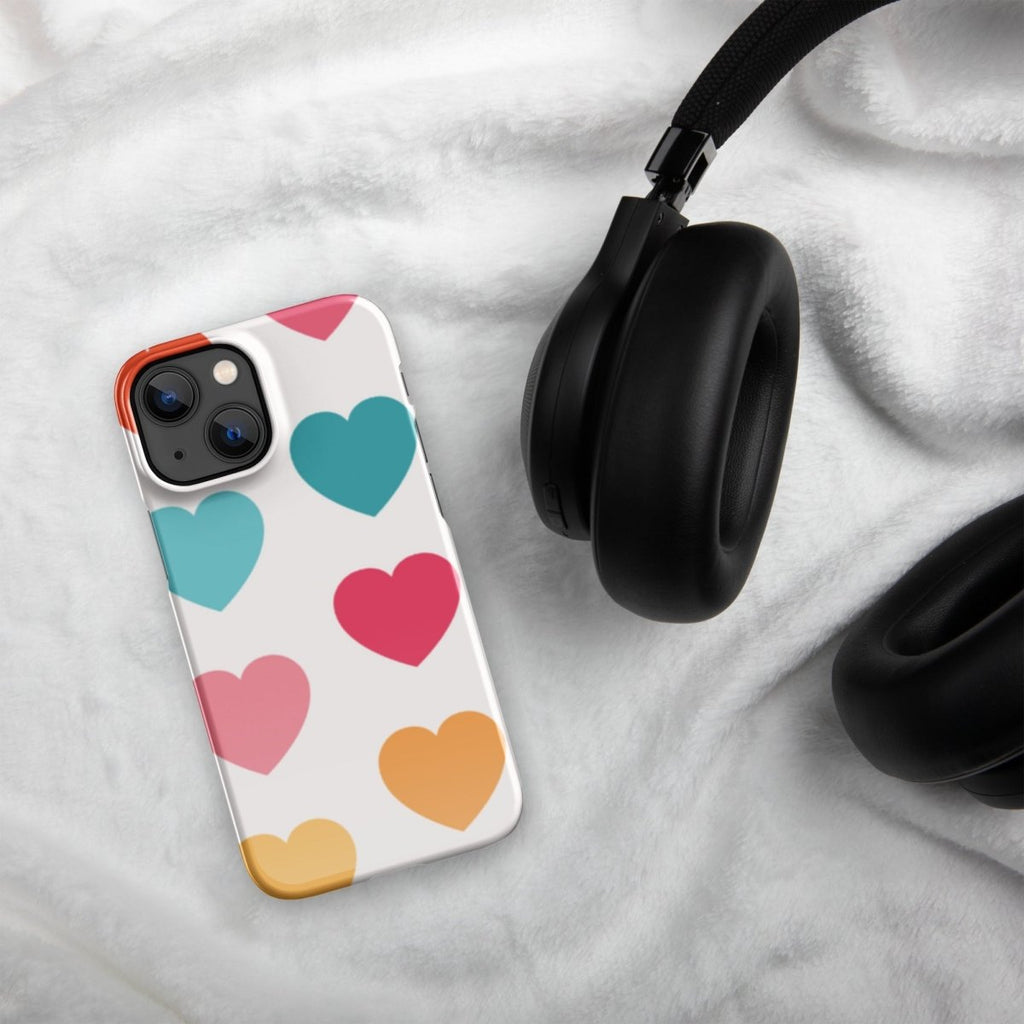 Snap case for iPhone® - ❤❤❤