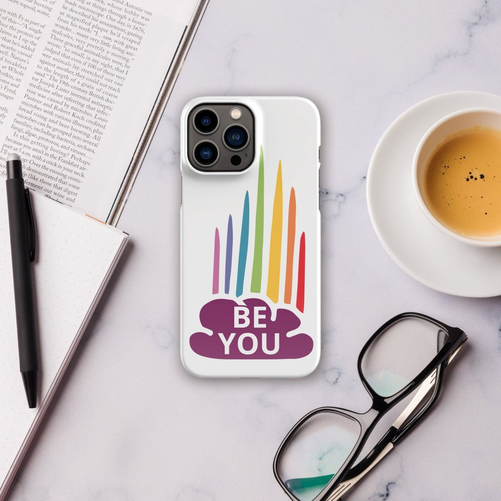 Snap case for iPhone® - PRIDE - BE YOU!