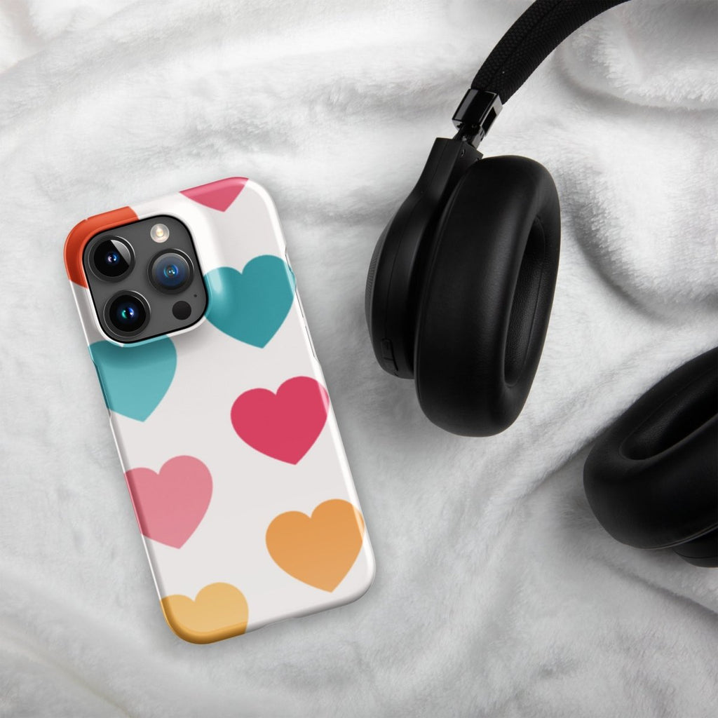 Snap case for iPhone® - ❤❤❤