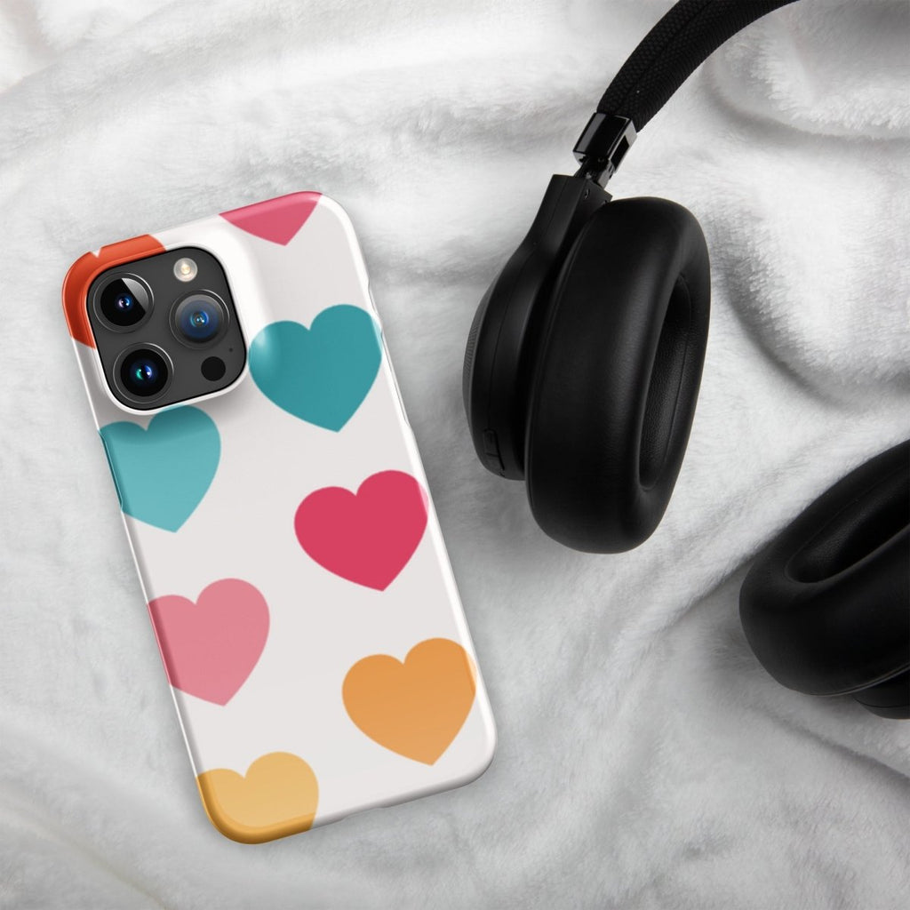 Snap case for iPhone® - ❤❤❤
